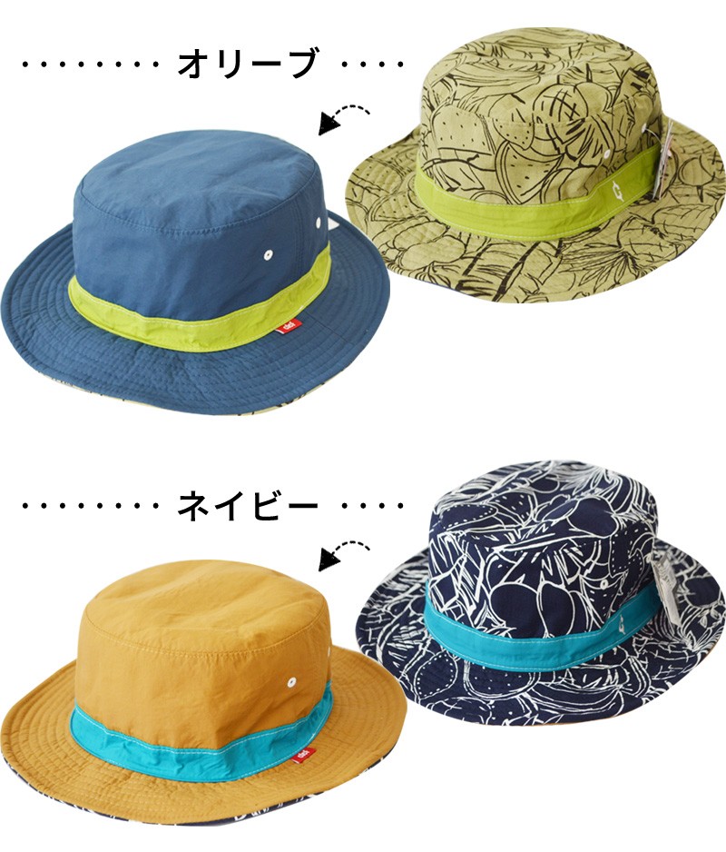 Clef/クレ UVカット リバーシブルハット CAMOFLOWER RB3473