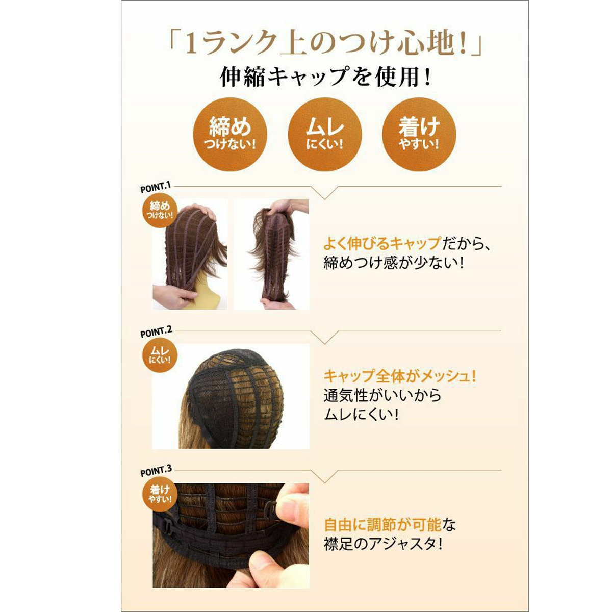 バレないウィッグ]プリシラ オールミセスミニマムショート A-111