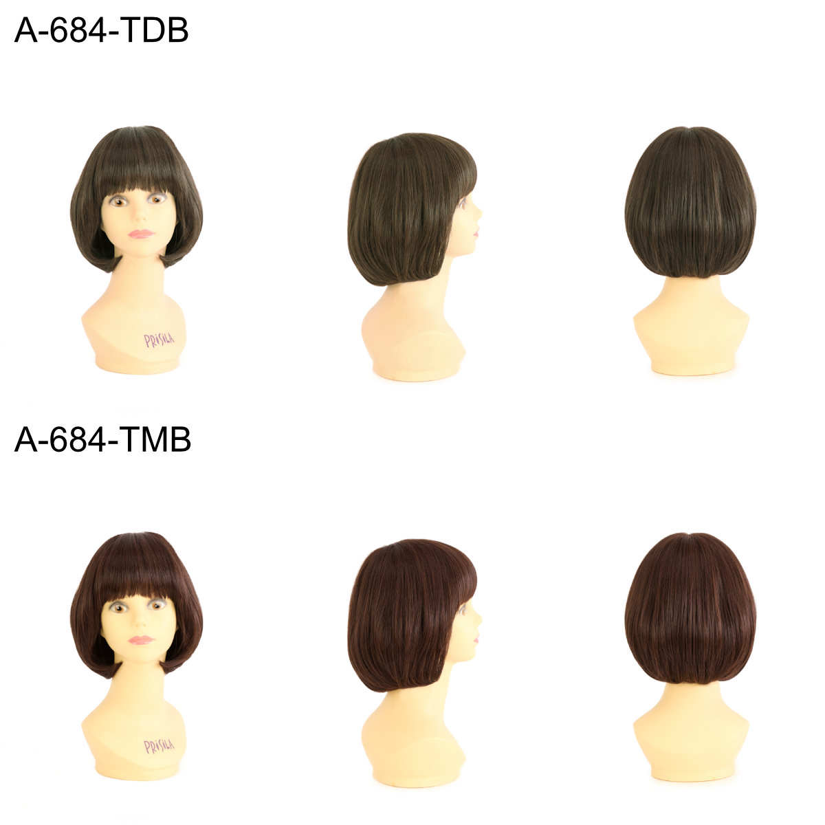 バレないウィッグ]プリシラ オールウィッグ エアリーマッシュ A-684