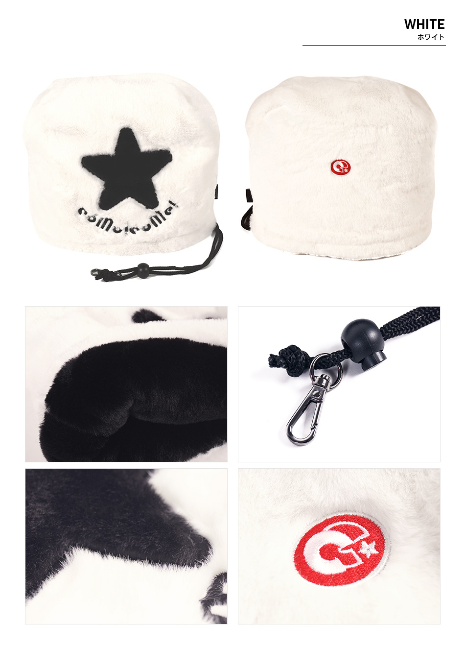 como!come!（コモコーメ） ゴルフ ヘッドカバー アイアン フェイク