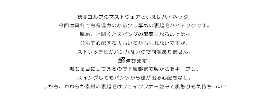 ゴルフウェア メンズ 長袖 ハイネック 起毛 ストレッチ 秋 冬 ゴルフウェア 防寒 タートルネック モックネック ボトルネック 裏起毛 暖シャツ ゴルフ ウェアフェイクファー 暖シャツ 極暖 M L XL XXL ビッグサイズ