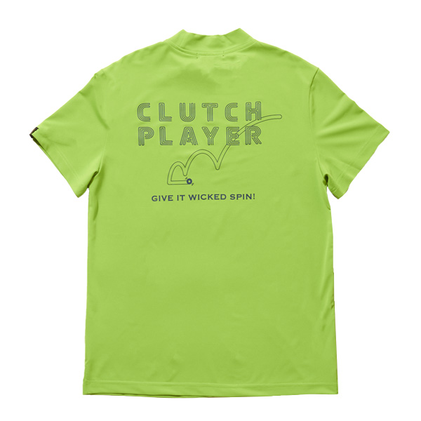 クラッチプレーヤー ゴルフウェア メンズ モックネック 半袖 バックスピン 春夏 ストレッチ ゴルフシャツ Tシャツ Clutch Player コモコーメ（WTM2429）｜osharena-golfselect2｜05