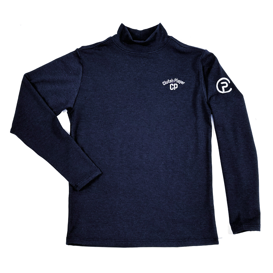 ガッチャゴルフ　コットン　ボーダー　モックネック　ハイネック　ウェア　ストレッチ CLUTCH PLAYER（クラッチプレーヤー） ゴルフウェア メンズ 秋 冬