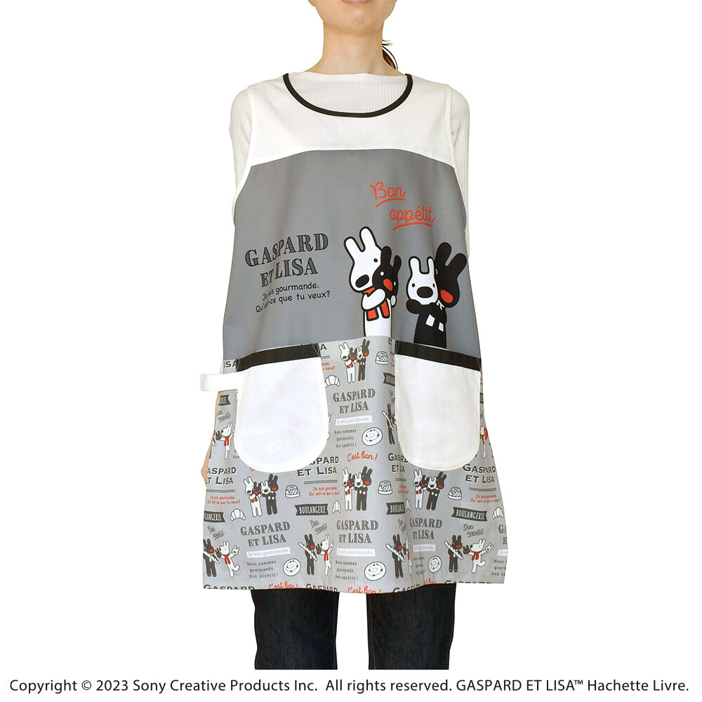 リサ&ガスパールチュニック タイプエプロン黒新品未使用 リサ&ガスパールチュニック タイプエプロン黒新品未使用 チュニック