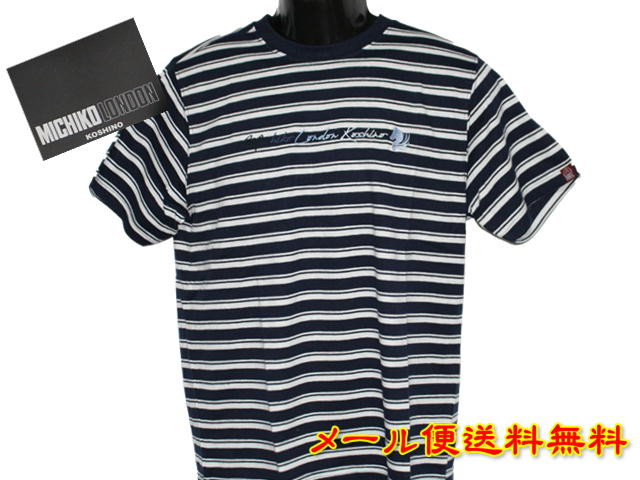 ミチコロンドン メンズTシャツ 刺繍 ml9mt002-y2 : おしゃれ ミチコロンドン メンズTシャツ 刺繍 ml9mt002-y2 : おしゃれ