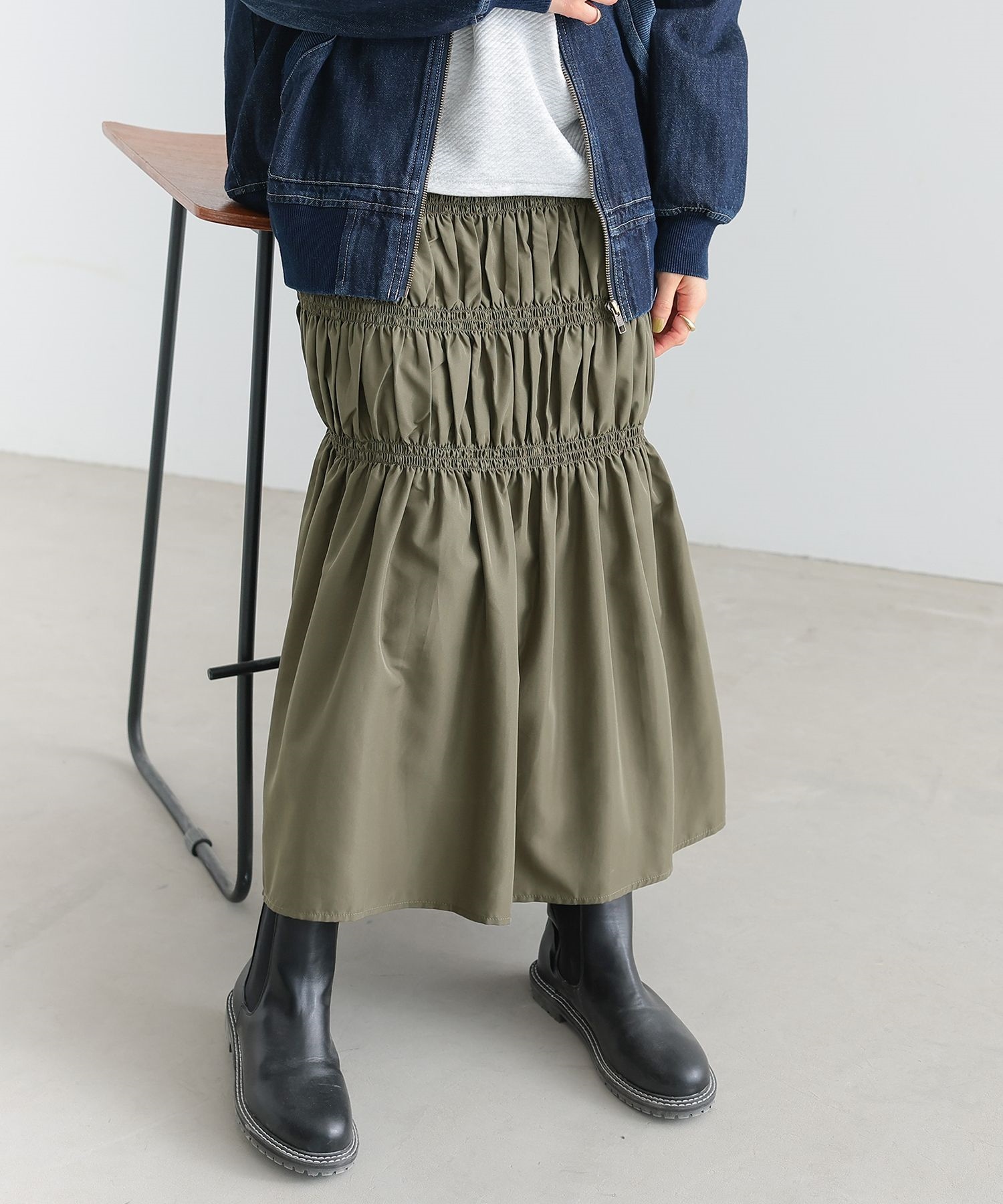 新品 Walk of Shame メリノウール100%ロングスカート