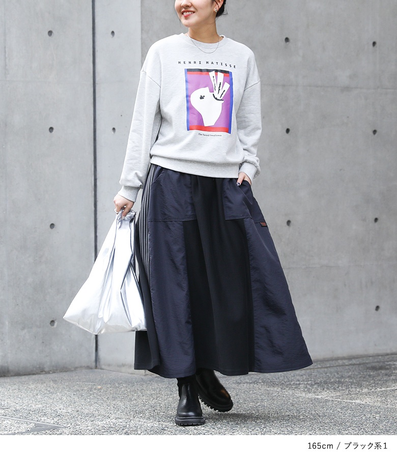 osharewalker スカート レディース ボトムス ロング丈 トラック