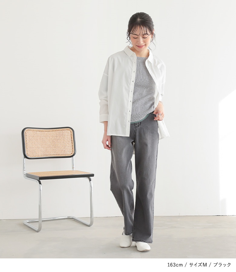 osharewalker デニム レディース ボトムス ジーンズ ストレート