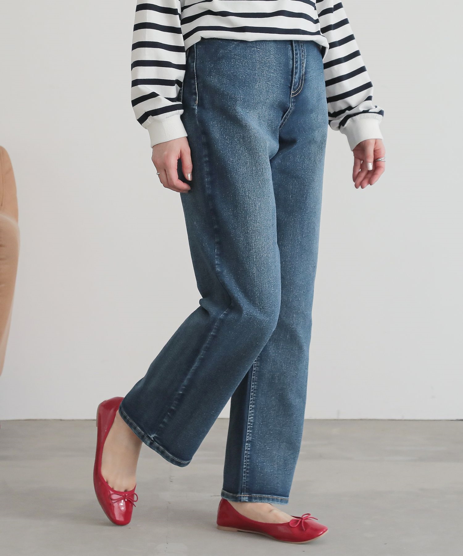ワイドレッグデニム生地☆クールストレートジャンプスーツ春夏のお出かけ女子会に最適 PLEATED WIDE-LEG JUMPSUIT? プリーツ付きワイドレッグジャンプ