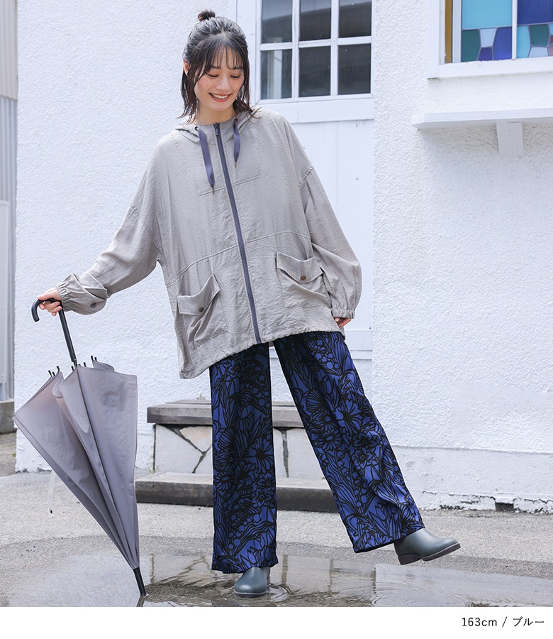 【新品未使用】サイズ2 レディース レインパンツ ラッセルノ 2405 osharewalker（オシャレウォーカー） パンツ 撥水加工 レディース 春