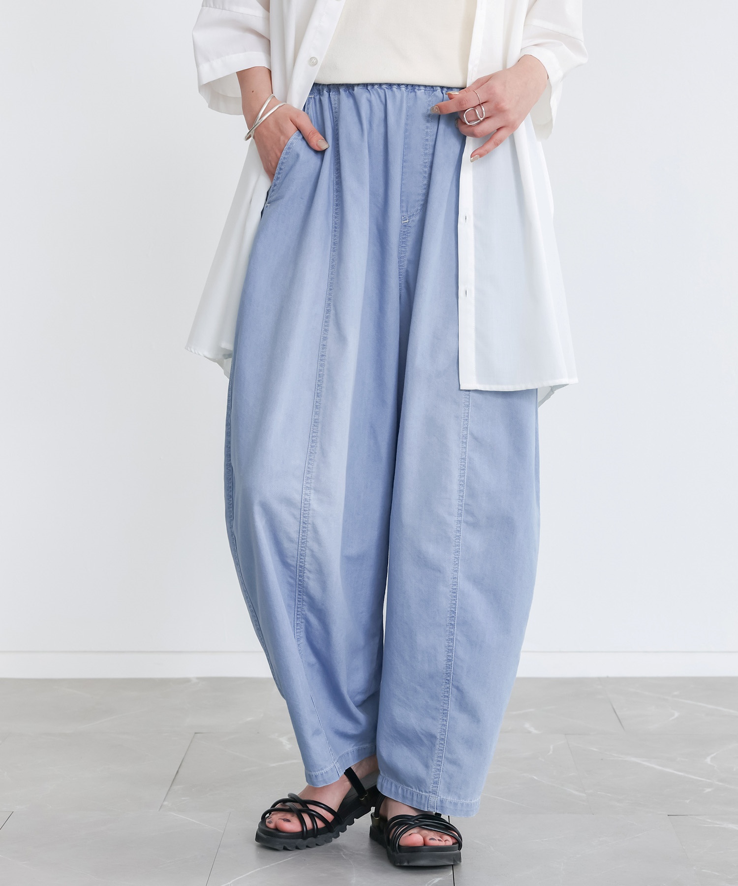 osharewalker（オシャレウォーカー） デニム パンツ 冷感 レディース