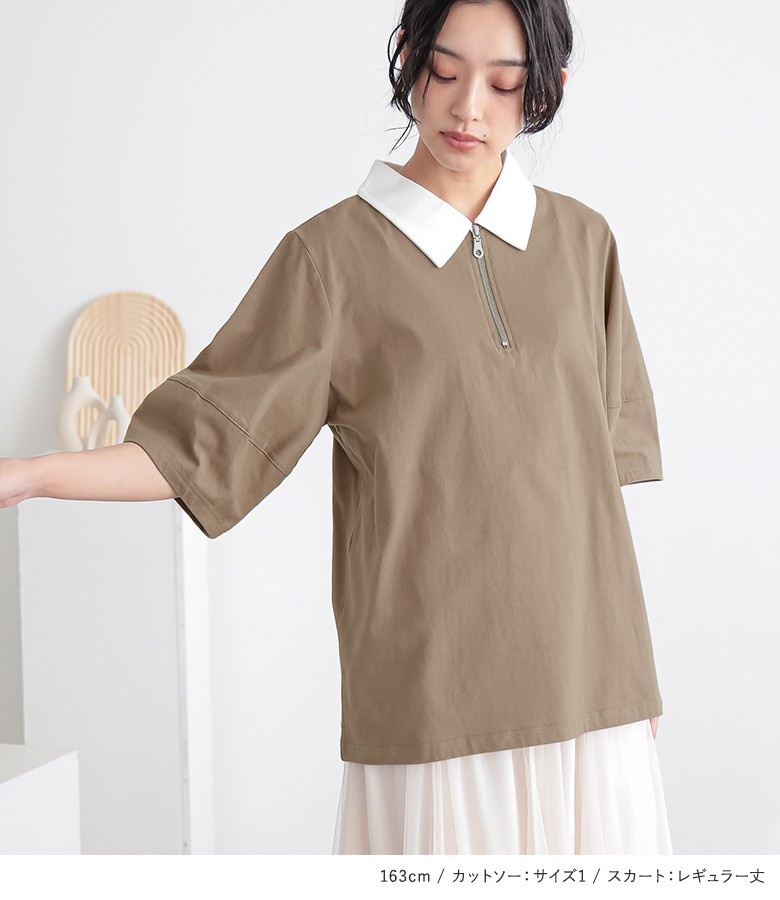 osharewalker Tシャツ カットソー レディース トップス 長袖 V