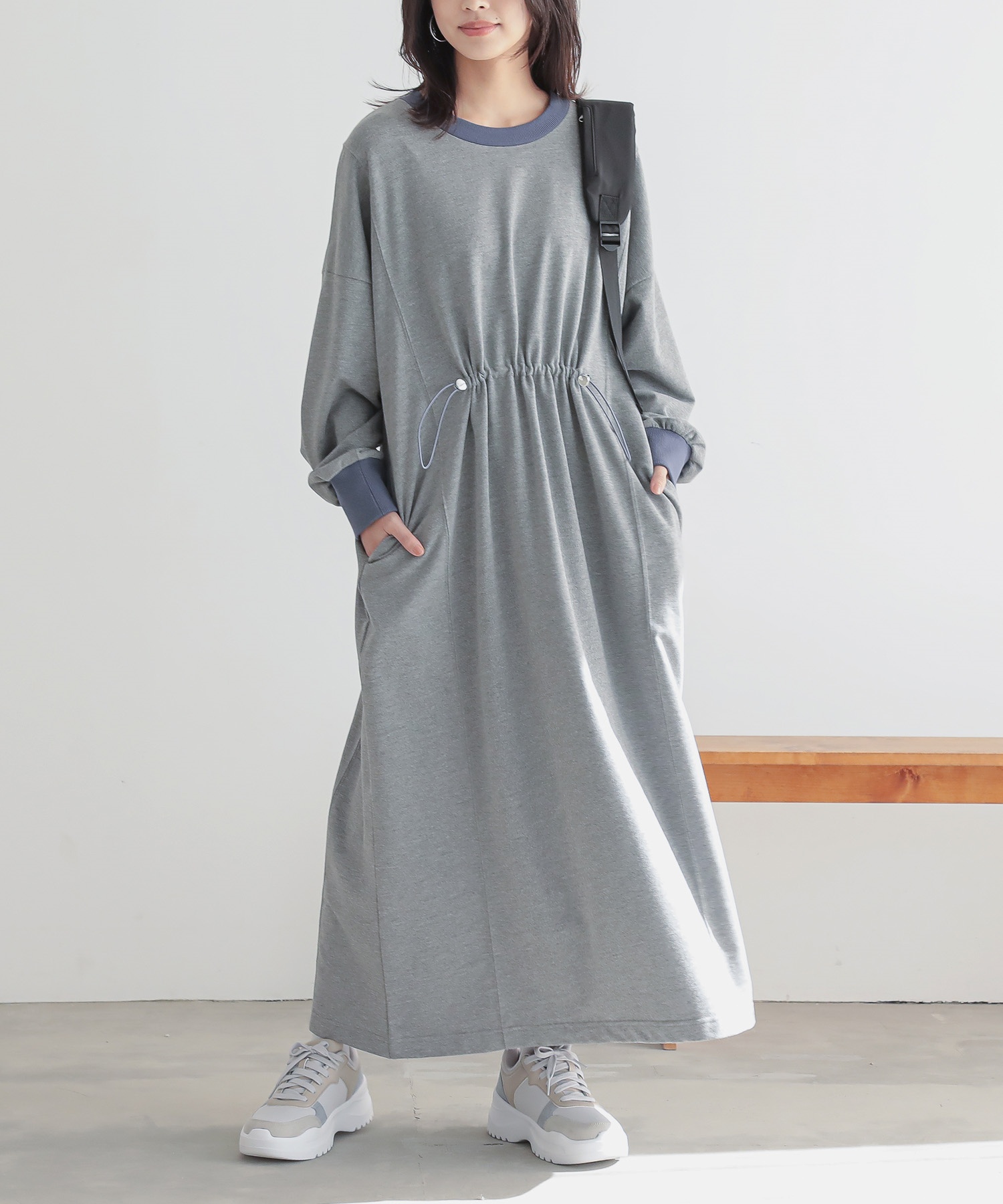 バーバリー　6y120cm 長袖ワンピース ガーリーワンピース ミモレ 長袖 フリル襟フレア 韓国系 [g740