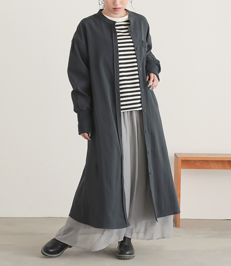 osharewalker（オシャレウォーカー） シャツ ワンピース 長袖