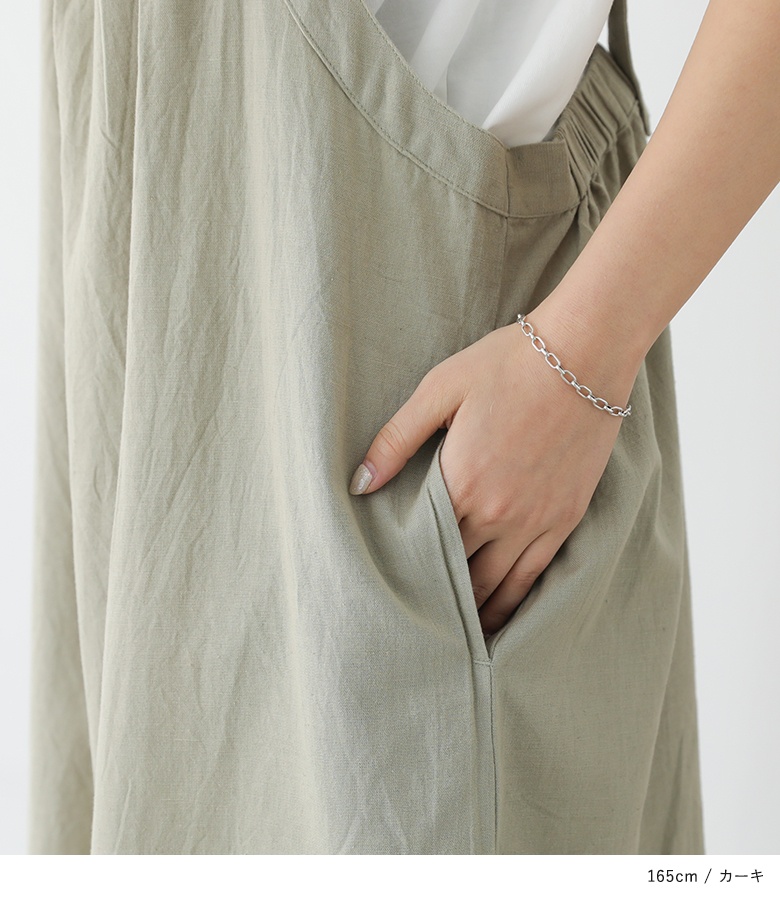 tj_n　リネンサロペット tj_n リネンサロペット サロペットパンツ - online store | nooy