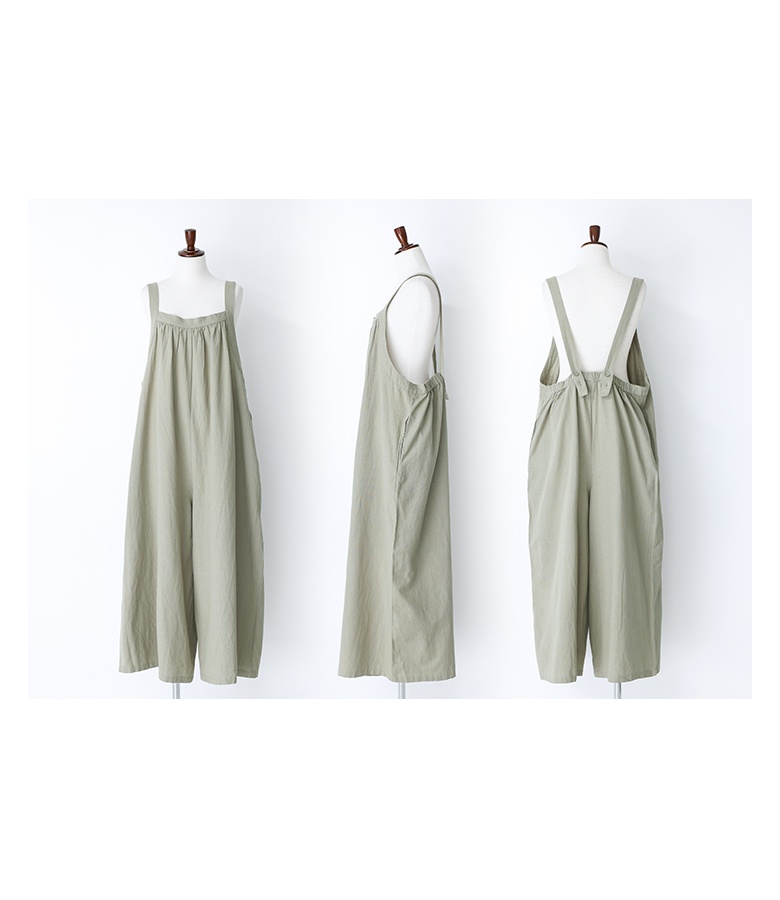tj_n　リネンサロペット tj_n リネンサロペット サロペットパンツ - online store | nooy