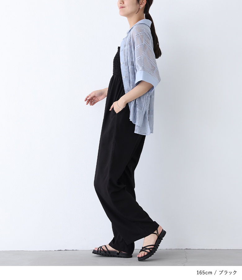 osharewalker（オシャレウォーカー） サロペット パンツ レディース 夏