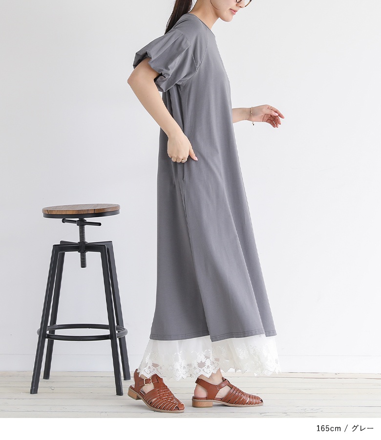 ワンピース レディース ドレス ワンピ 半袖 ...の詳細画像4