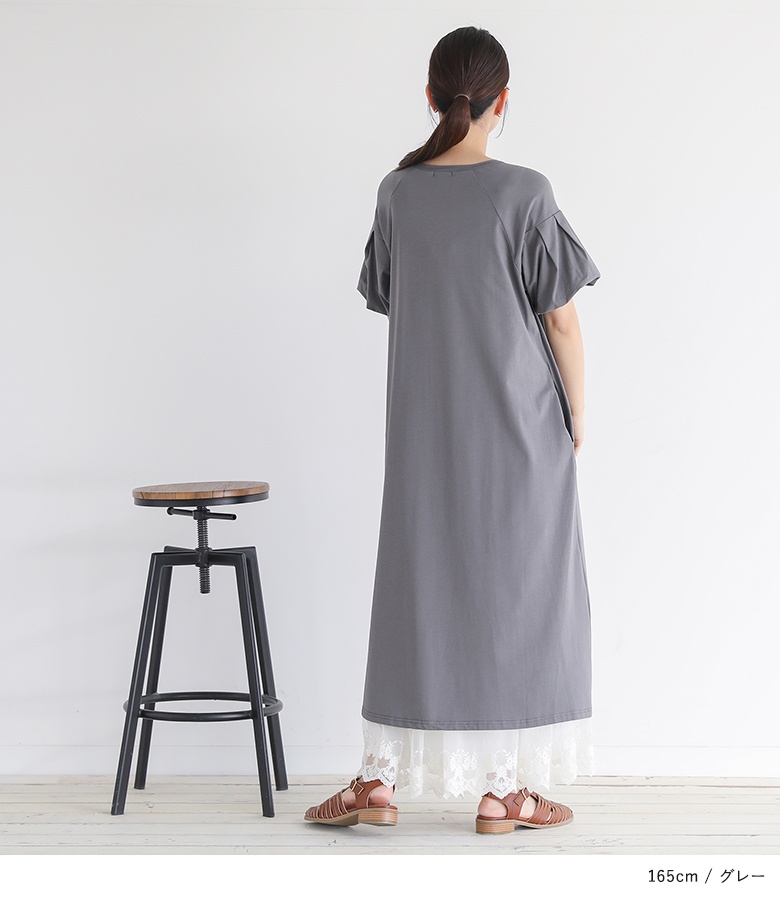 ワンピース レディース ドレス ワンピ 半袖 ...の詳細画像5