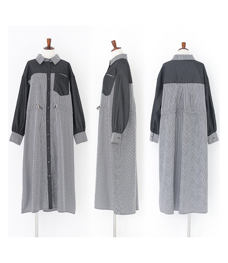 y's 異素材ポケット　ロングシャツ Y's2000 異素材コンビロングシャツ | Hedy
