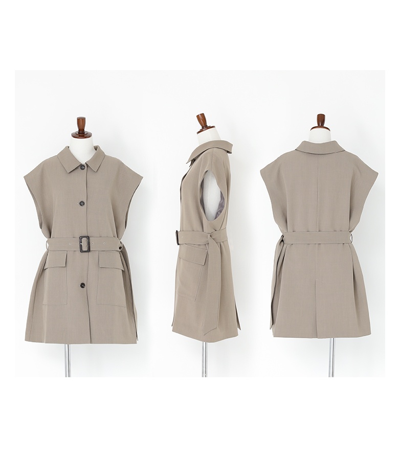 osharewalker ジレ レディース トップス ライトアウター ベスト