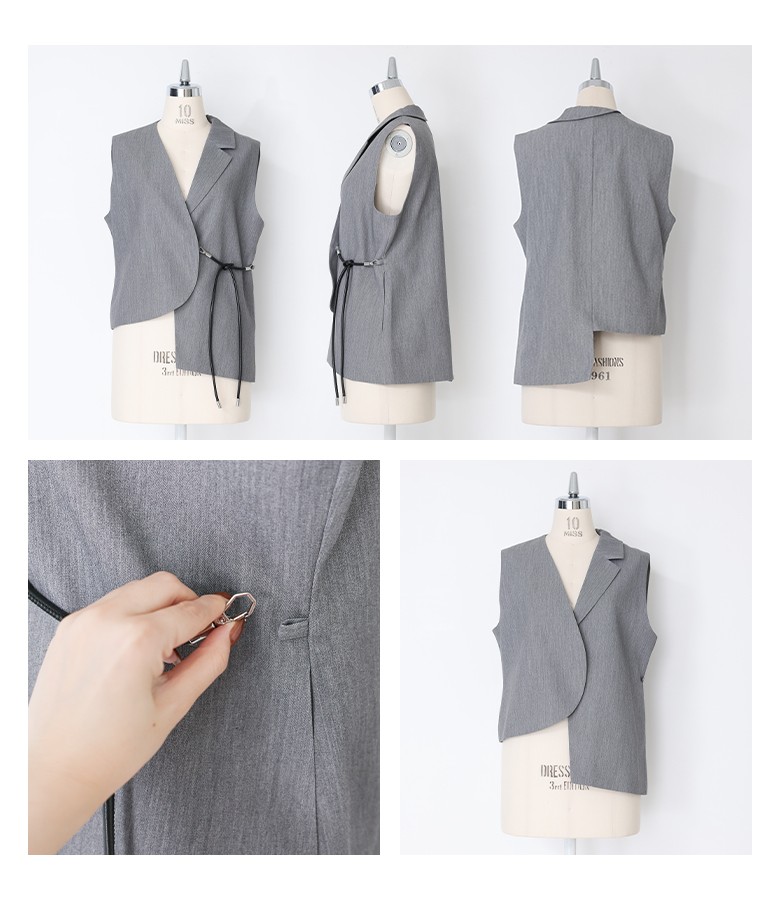osharewalker ジレ レディース トップス ライトアウター ベスト