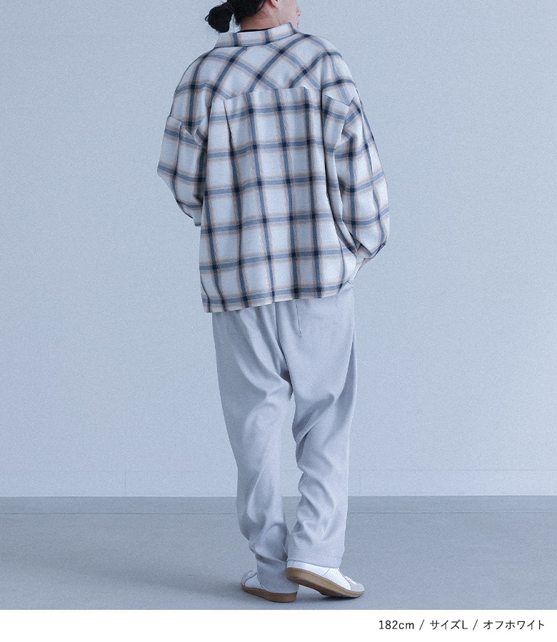 osharewalker（オシャレウォーカー） シャツ 長袖 メンズ 春 秋 白 黒