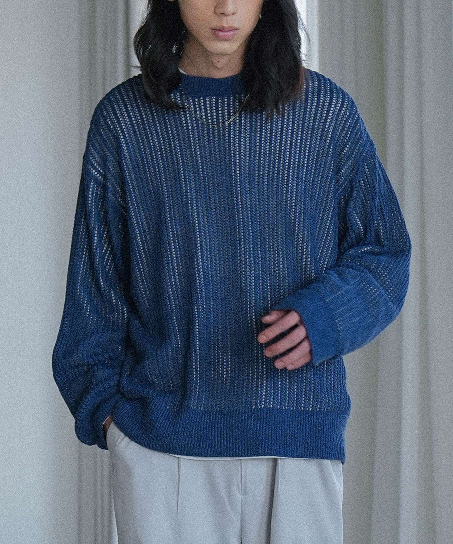 osharewalker（オシャレウォーカー） ニット 長袖 メンズ 春 秋 冬 黒