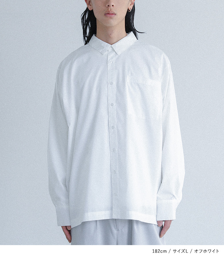 osharewalker（オシャレウォーカー） シャツ 長袖 メンズ 春 夏 白 黒 