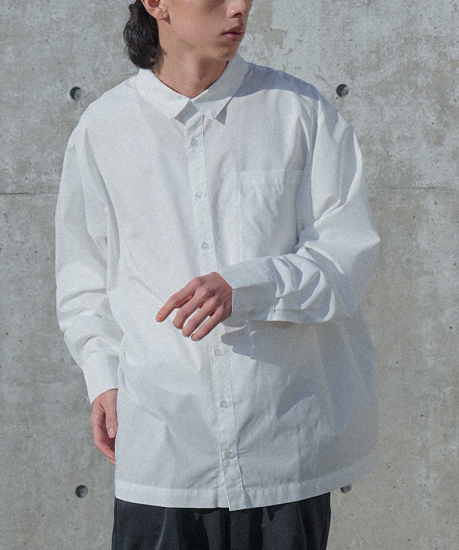 osharewalker（オシャレウォーカー） シャツ 長袖 メンズ 春 夏 白 黒