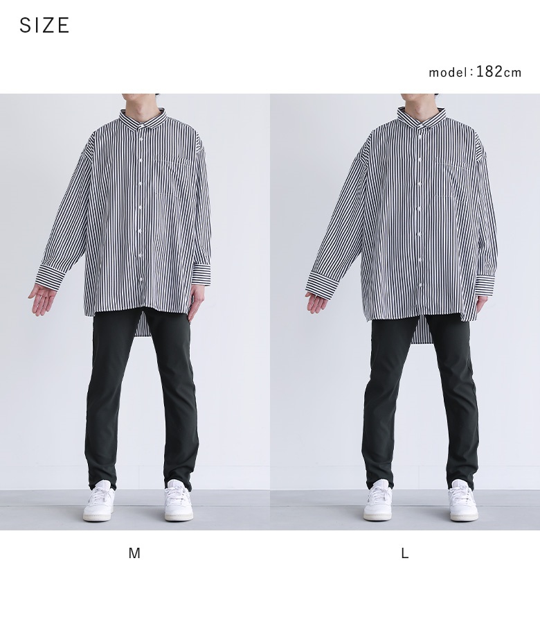osharewalker シャツ メンズ トップス 長袖 カジュアルシャツ