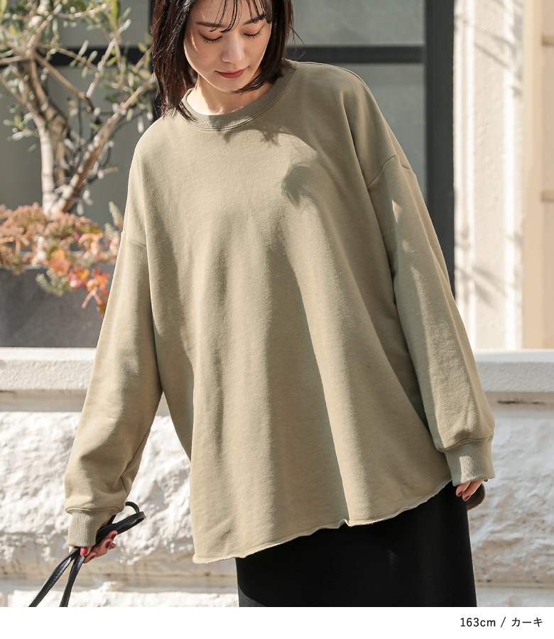 osharewalker スウェット レディース トップス 長袖 トレーナー