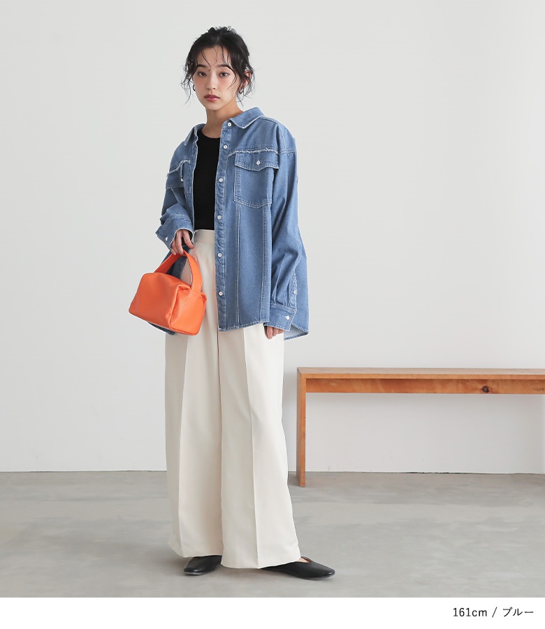 osharewalker シャツ レディース デニム デニムシャツ トップス