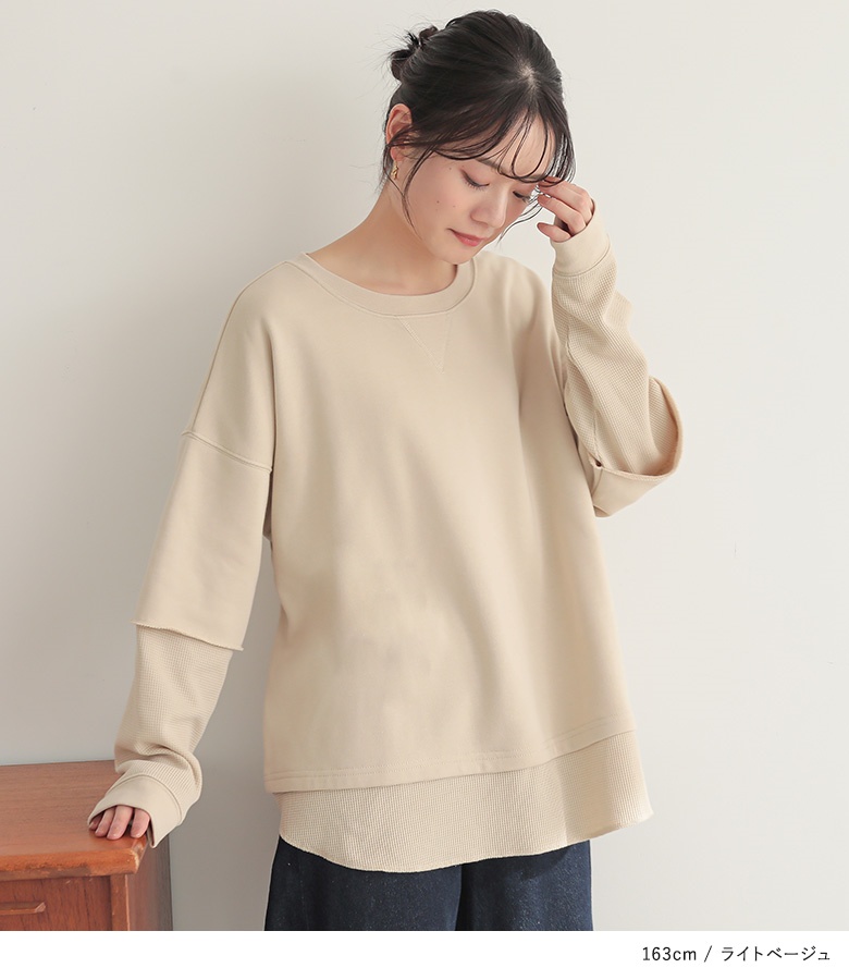 osharewalker スウェット レディース トップス 長袖 トレーナー