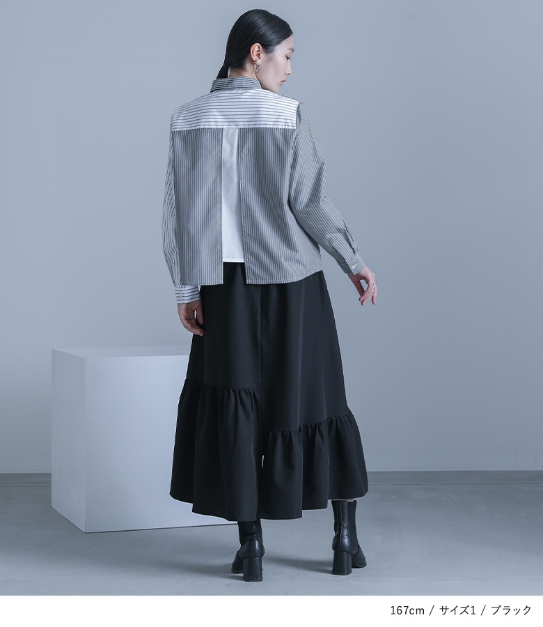 Winterブラウス osharewalker（オシャレウォーカー） シャツ 長袖 レディース 春 秋 冬