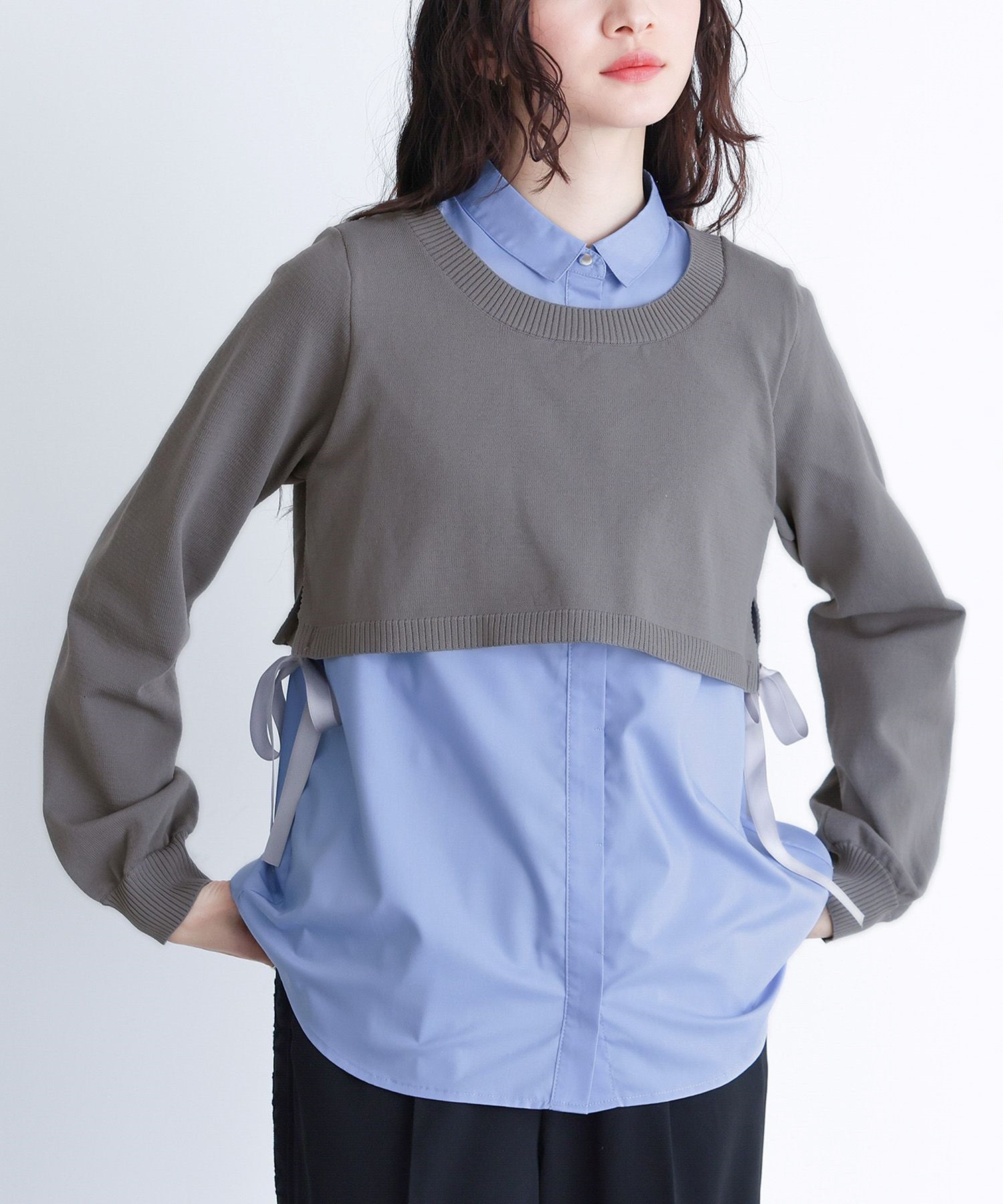 osharewalker（オシャレウォーカー） ニット トップス 長袖 プル