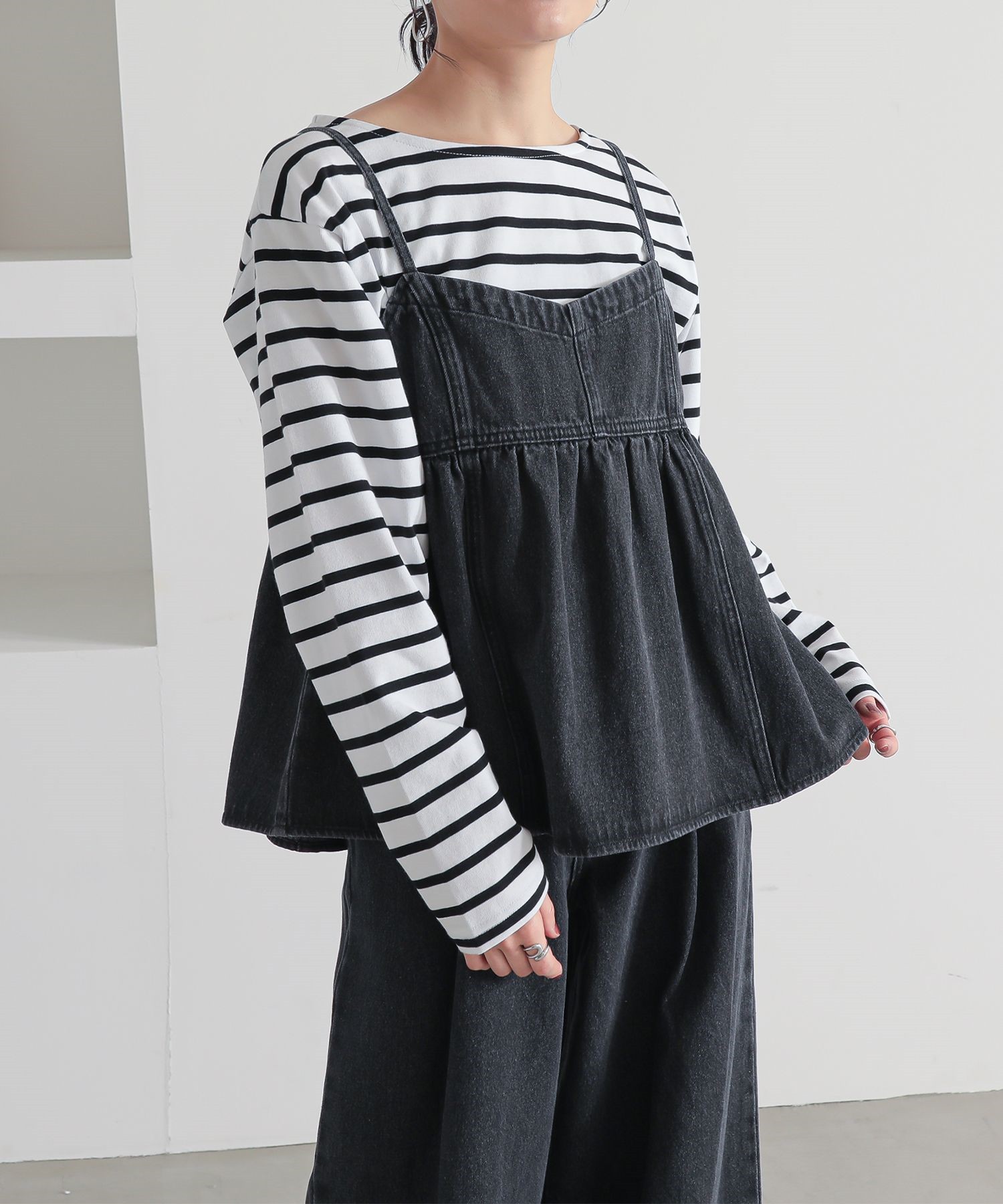 theredthread サークルオープンTシャツ トップス キャミソール THEREDTHREAD / ザレッドスレッド】S circle open tops