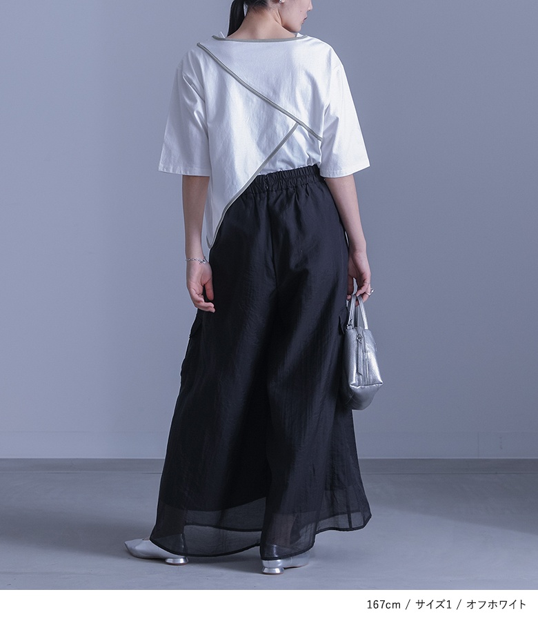 Tシャツ 半袖 レディース 春 夏 40代 5...の詳細画像2
