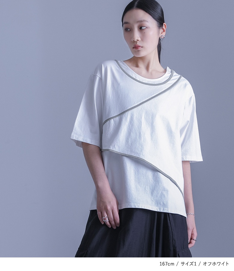 Tシャツ 半袖 レディース 春 夏 40代 5...の詳細画像5