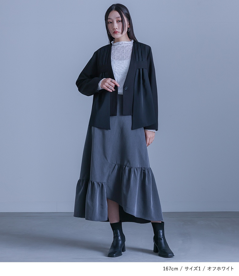 osharewalker カットソー レディース トップス 長袖 ハイネック