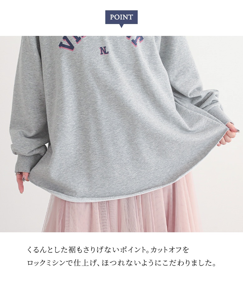 New/大人カジュアルトレーナー裏毛♡カレッジ♡ロゴスウェット♡グレー ap retro トレーナー スウェット 「選べるサイズ」ロゴプリント裏毛