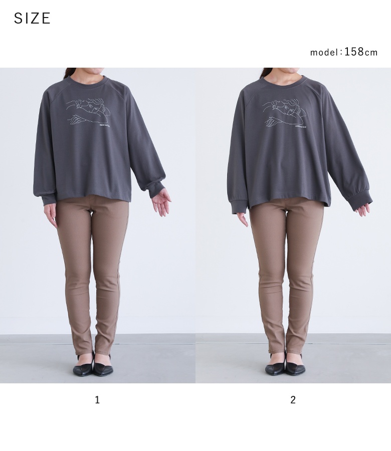 Discovery LADY'S_メインクルークロップウォーター長袖T_3色 osharewalker カットソー レディース トップス 長袖 ロンT