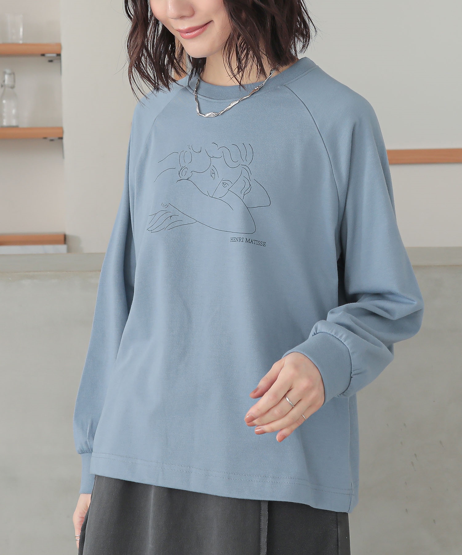 osharewalker カットソー レディース トップス 長袖 ロンT