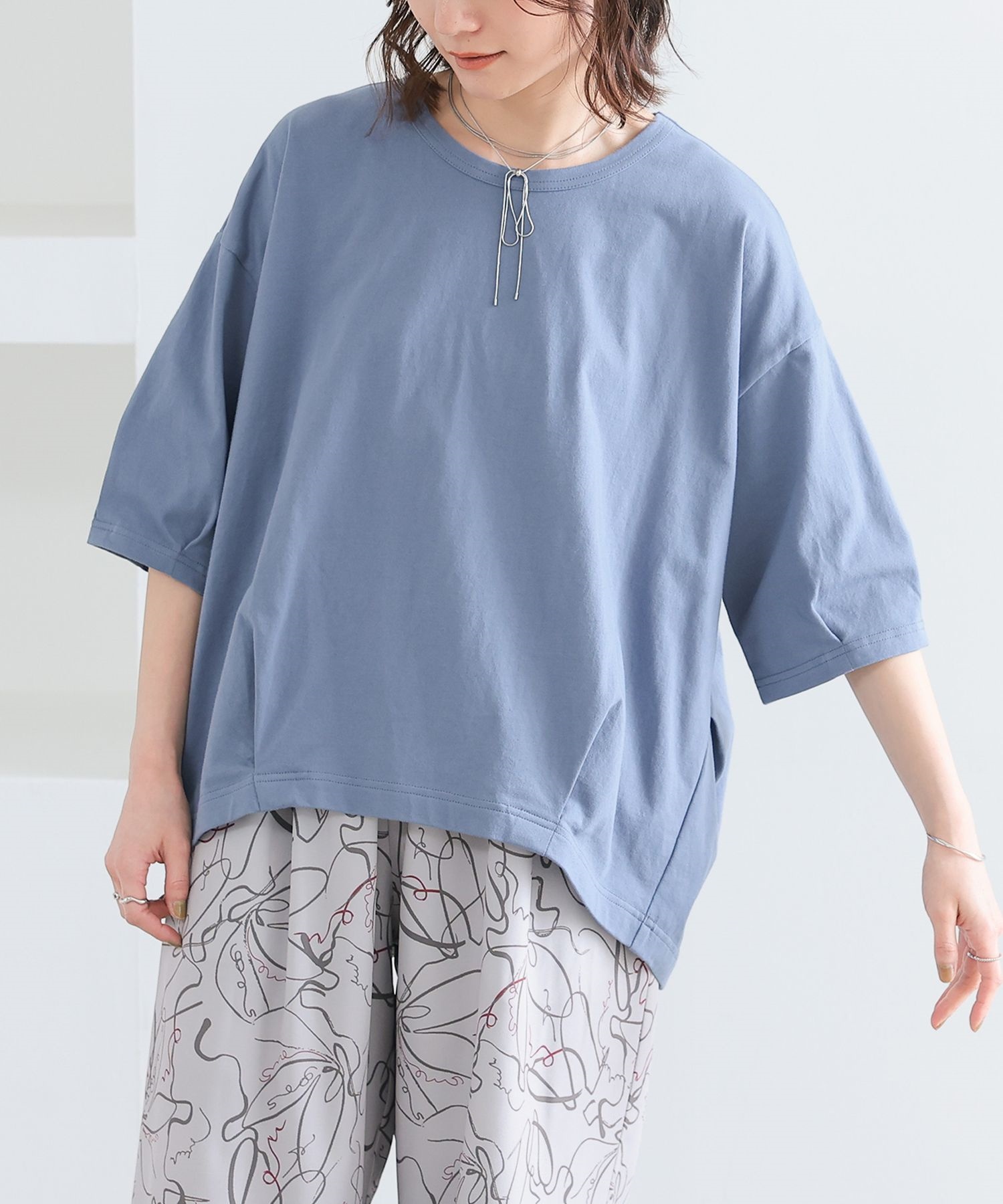 夏のおしゃれに❤️ゆったりトップス　二の腕もカバー　お出かけデートOK 楽天市場】【7/25(金)23:59迄クーポンで10％OFF】シャツ