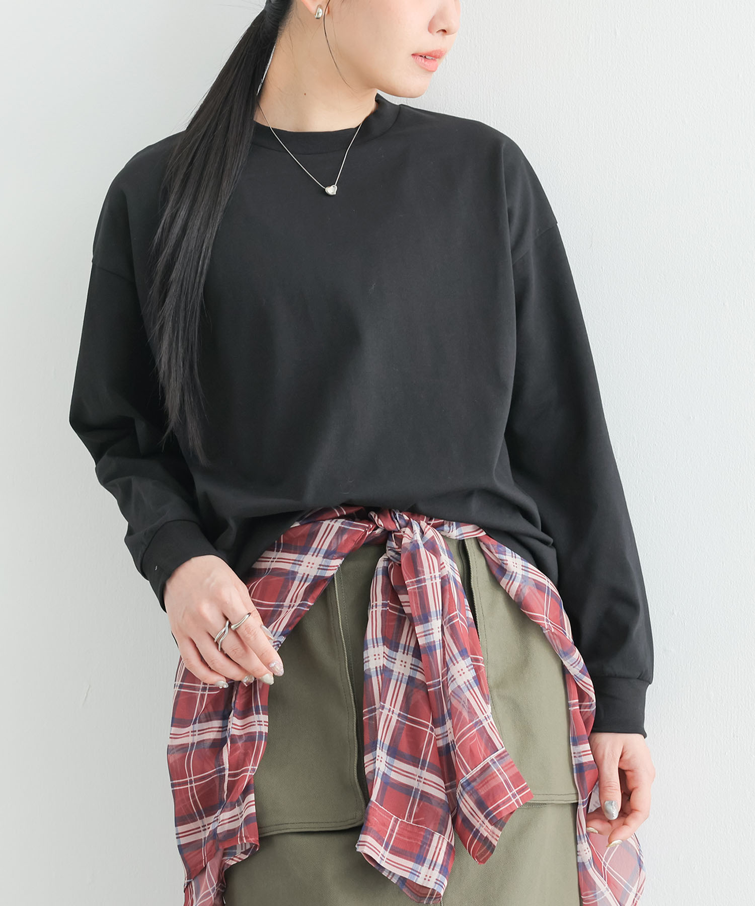osharewalker（オシャレウォーカー） カットソー 長袖 レディース