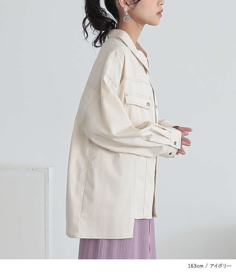 osharewalker シャツ レディース トップス デニムシャツ 長袖