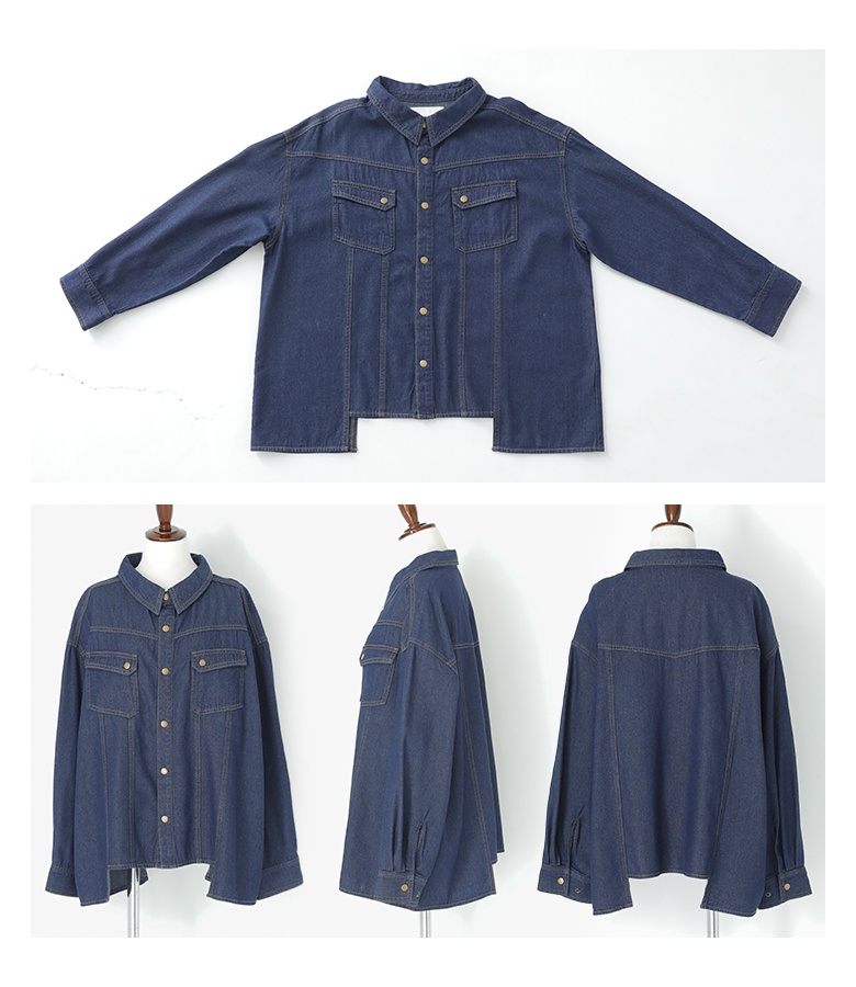 osharewalker シャツ レディース トップス デニムシャツ 長袖