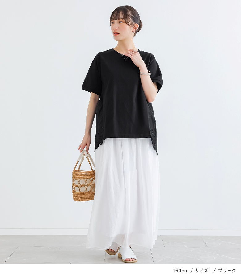 Tシャツ レディース 春 夏 トップス 半袖 ...の詳細画像5