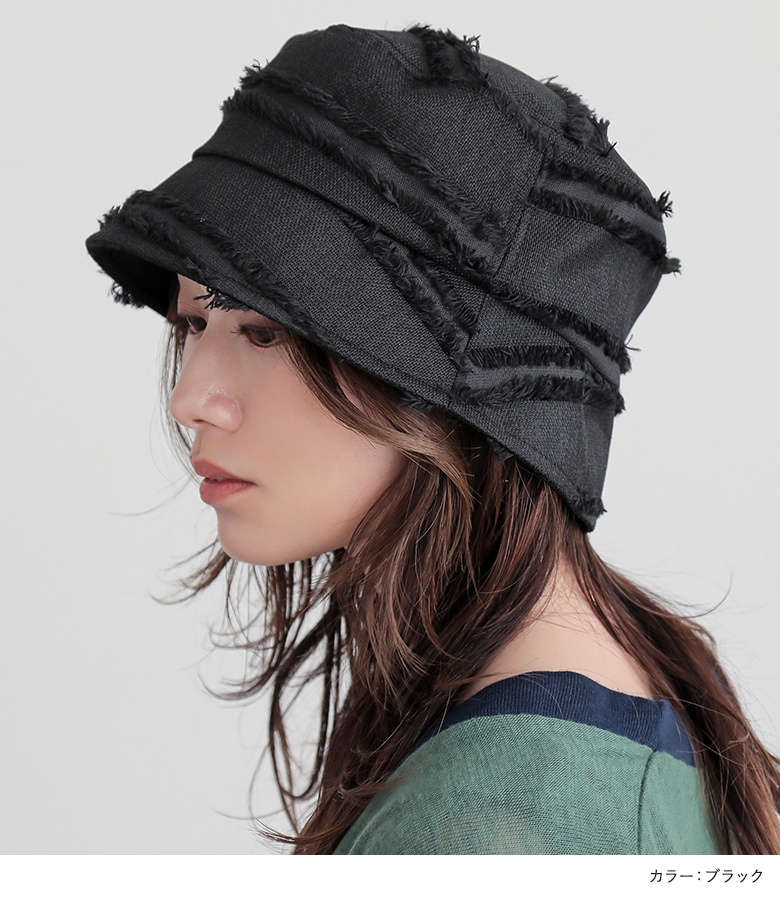 フリンジバケットハット(ONE SIZE キナリ): ファッション雑貨