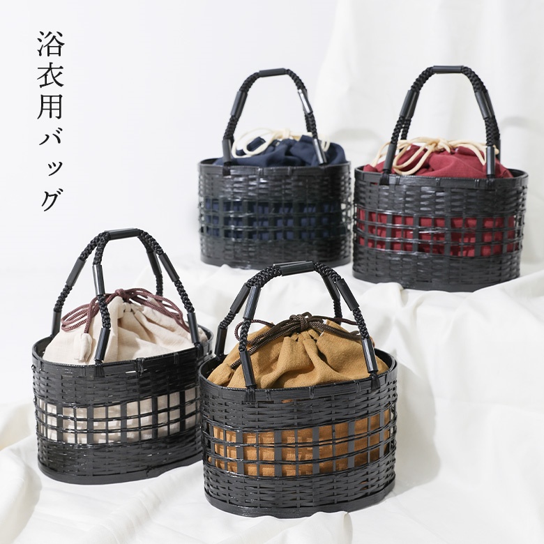 Yahoo! Yahoo!ショッピング(ヤフー ショッピング)浴衣 バッグ かご巾着 レディース ファッション雑貨 鞄 かばん かごバッグ 竹籠 巾着バッグ 麻 ハンドバッグ 夏祭り 花火大会 夏「メール便不可」「40」